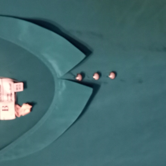 Blue vintage Tank Blouse with buttons - Picture 3 of 3